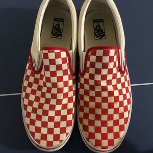Vans Custom Checkerboard Slipons Slip Ons size 15